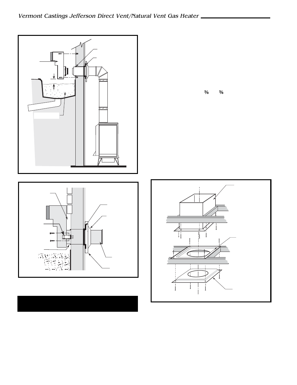 Vertical (through the roof) vent assembly | Vermont Casting 820 User Manual | Page 18 / 36