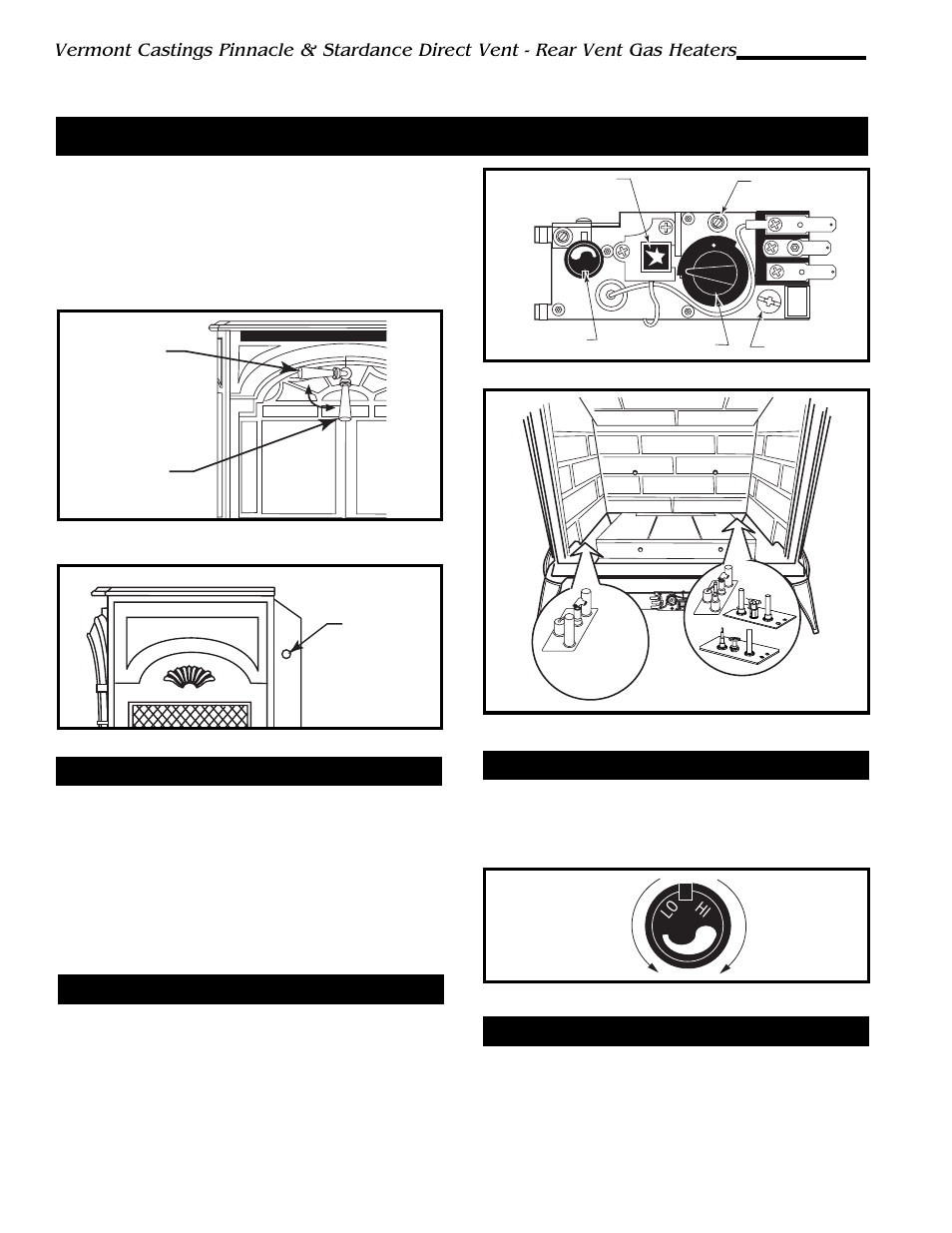 Operation, Your first fire, Pilot and burner inspection | Flame & temperature adjustment, Flame characteristics | Vermont Casting 2996 User Manual | Page 28 / 46