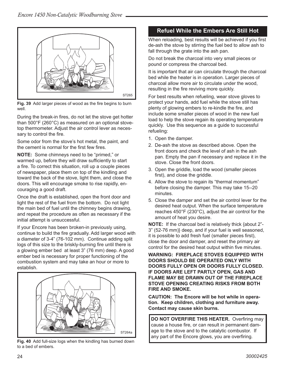 Vermont Casting 1450 User Manual | Page 24 / 36