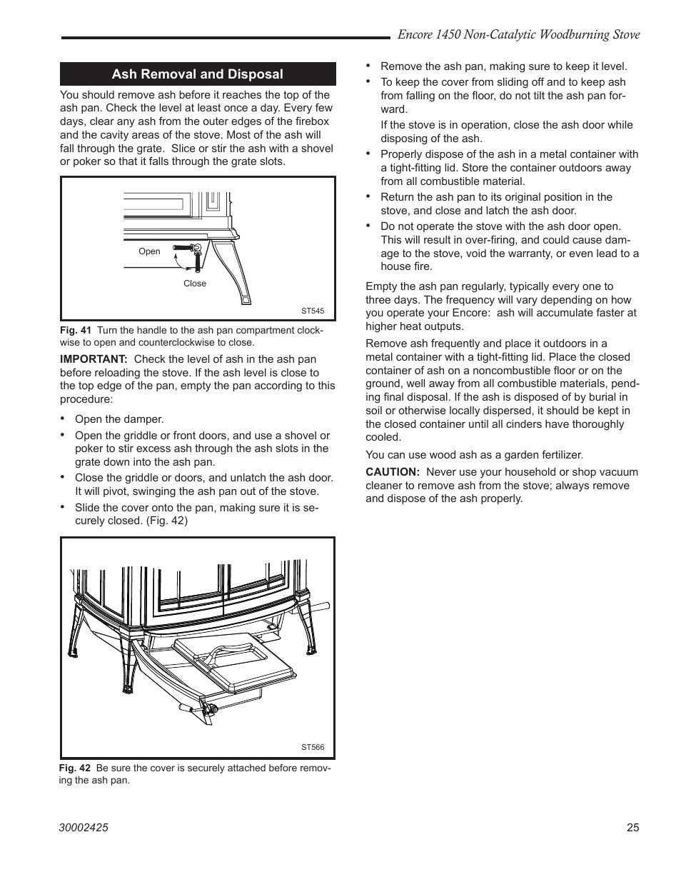 Vermont Casting 1450 User Manual | Page 25 / 36