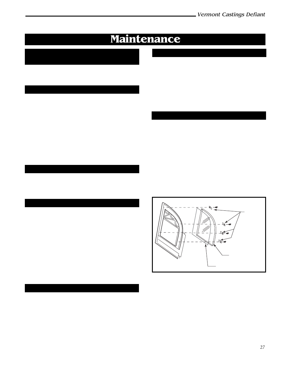 Maintenance, Keep your stove looking new and working its best | Vermont Casting 0968 User Manual | Page 27 / 38