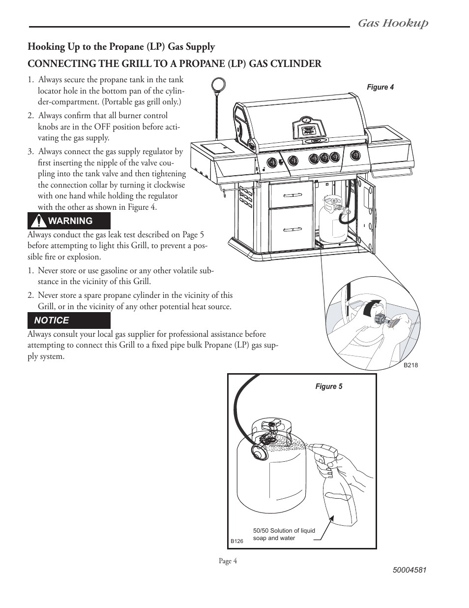 Gas hookup | Vermont Casting VCS3008B Series User Manual | Page 11 / 31