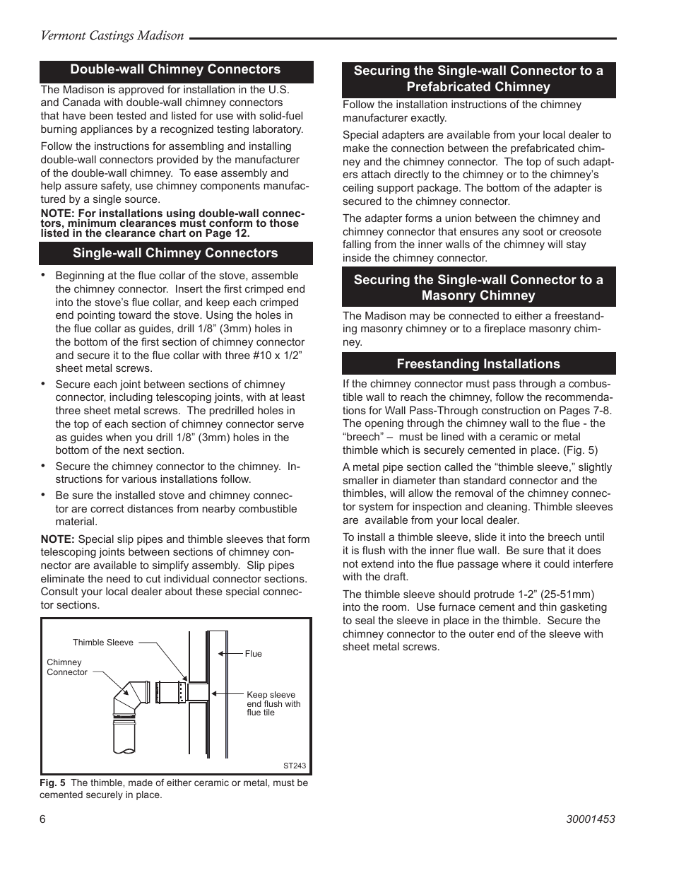 Vermont Casting 1656 User Manual | Page 6 / 28