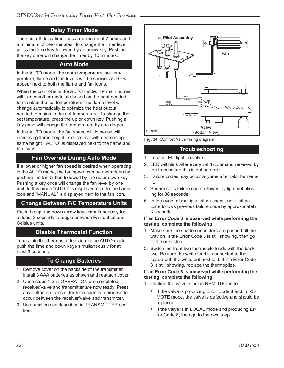 Vermont Casting RFSDV24 User Manual | Page 22 / 36