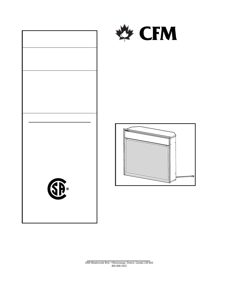 Vermont Casting HEF36 User Manual | 12 pages