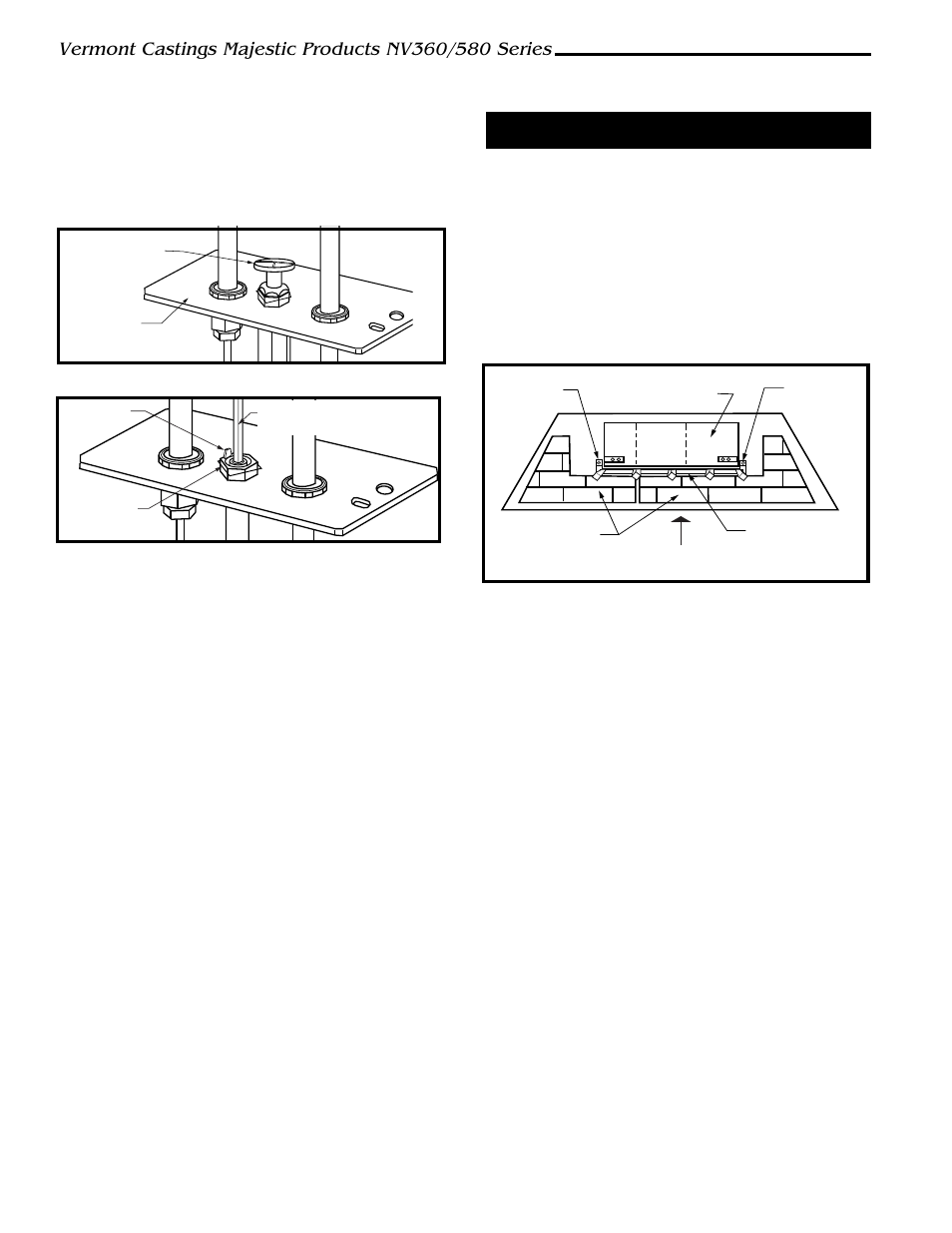 Replacement of ceramic hearth panels | Vermont Casting NV360 User Manual | Page 18 / 24