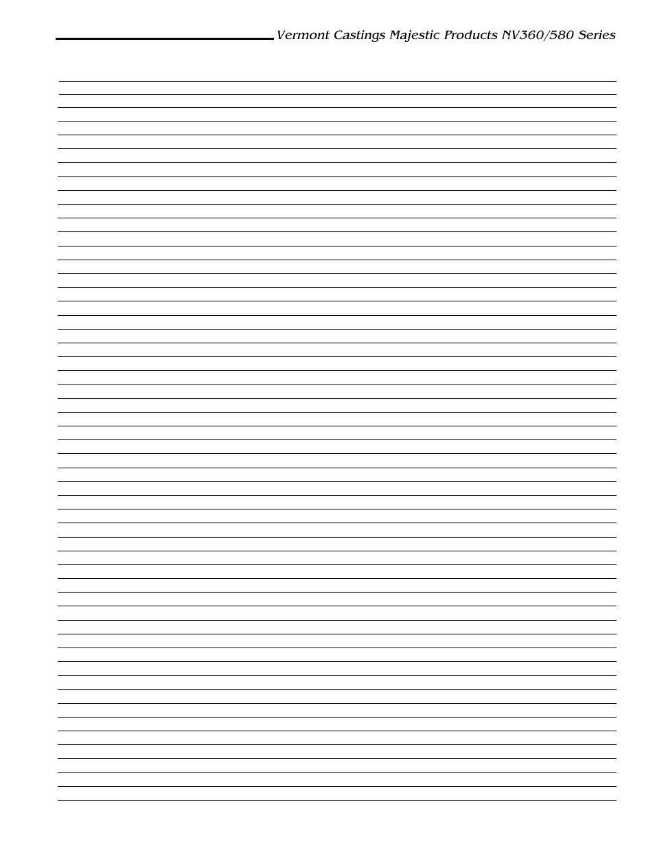 Continued) | Vermont Casting NV360 User Manual | Page 21 / 24