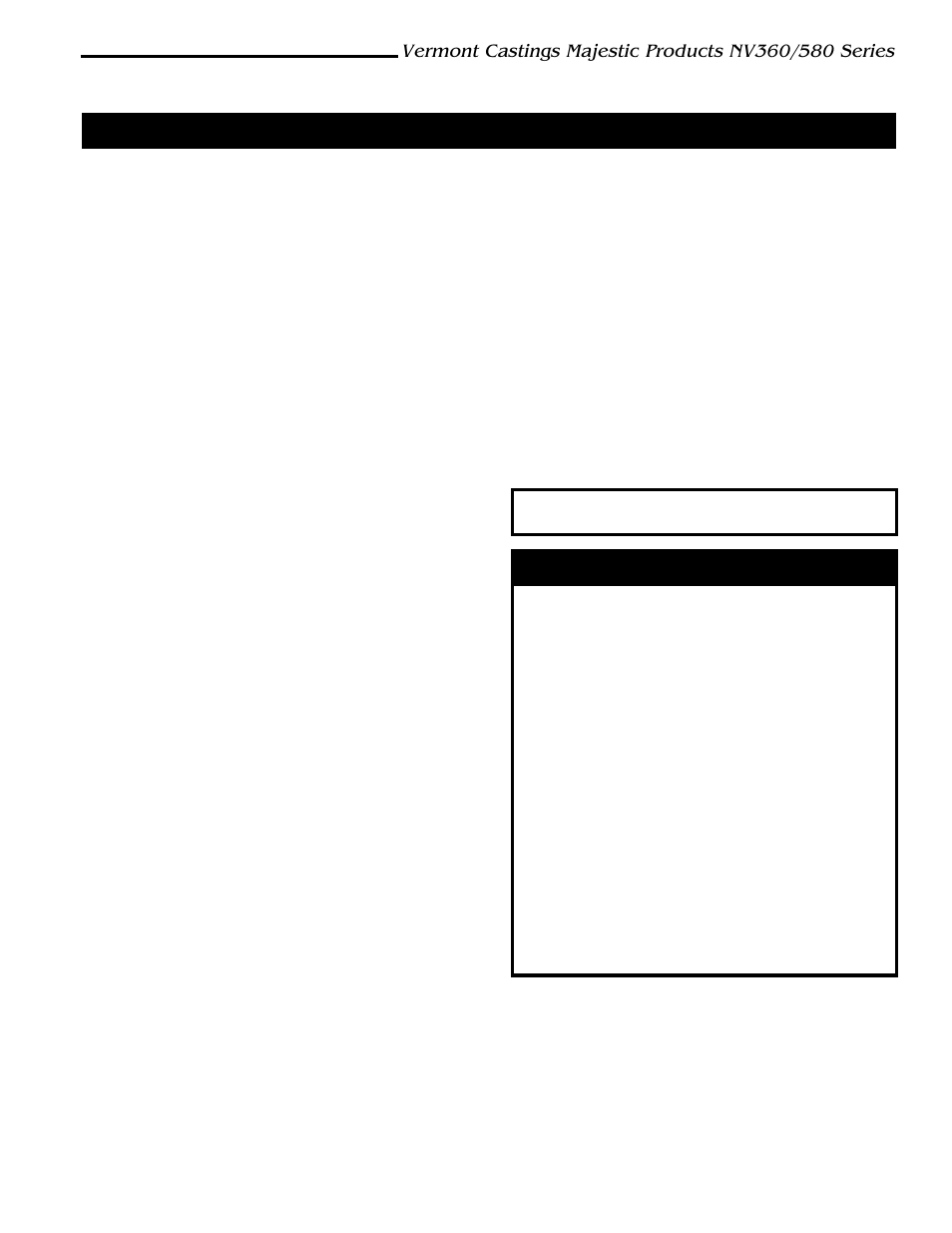 Installation & operating instructions | Vermont Casting NV360 User Manual | Page 3 / 24