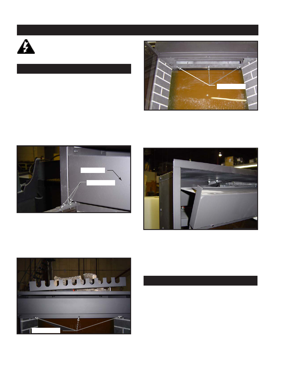 Service instructions | Vermont Casting VCEF36 User Manual | Page 6 / 12