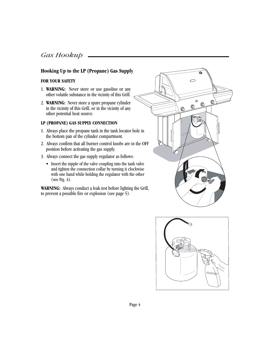 Gas hookup | Vermont Casting VM750 User Manual | Page 10 / 30