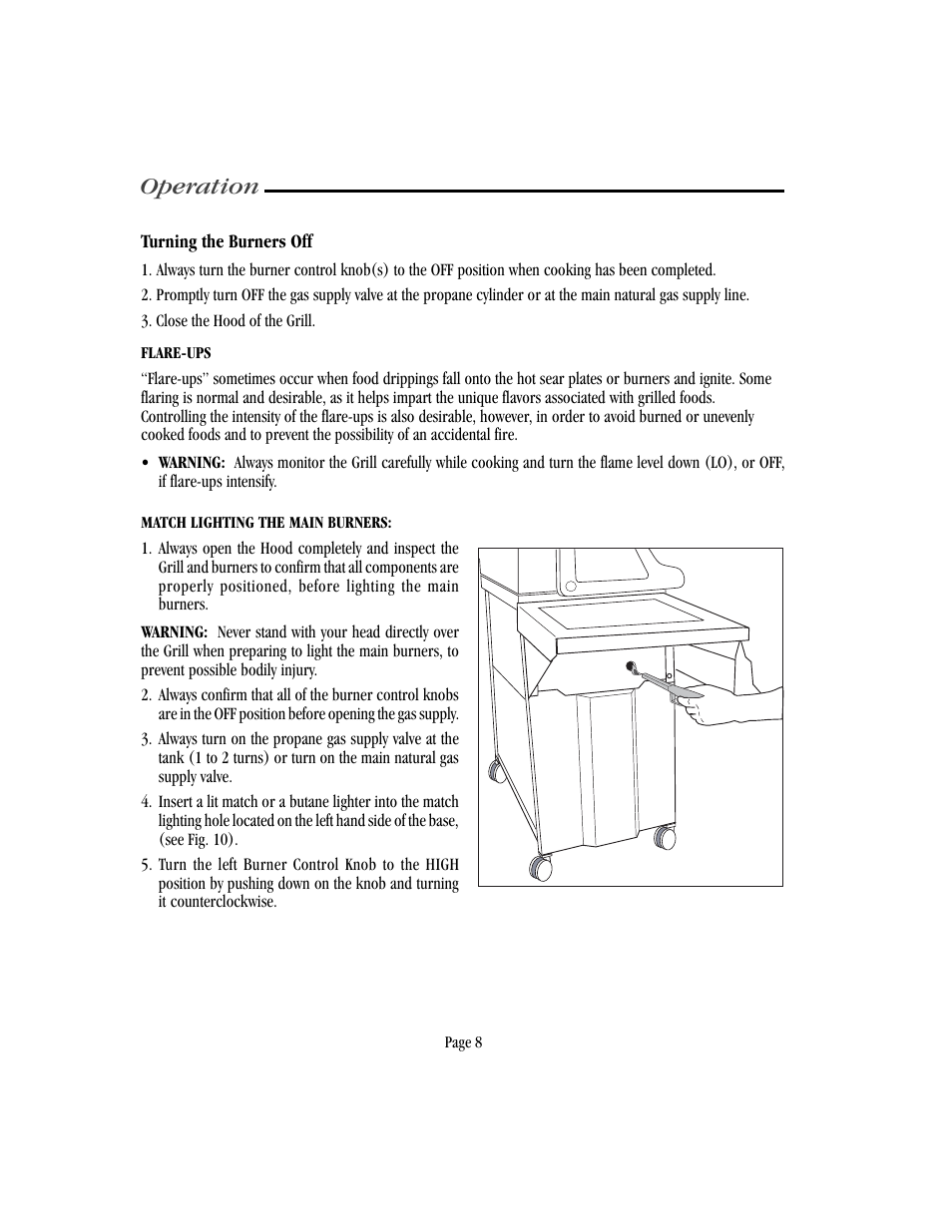 Operation | Vermont Casting VM750 User Manual | Page 14 / 30