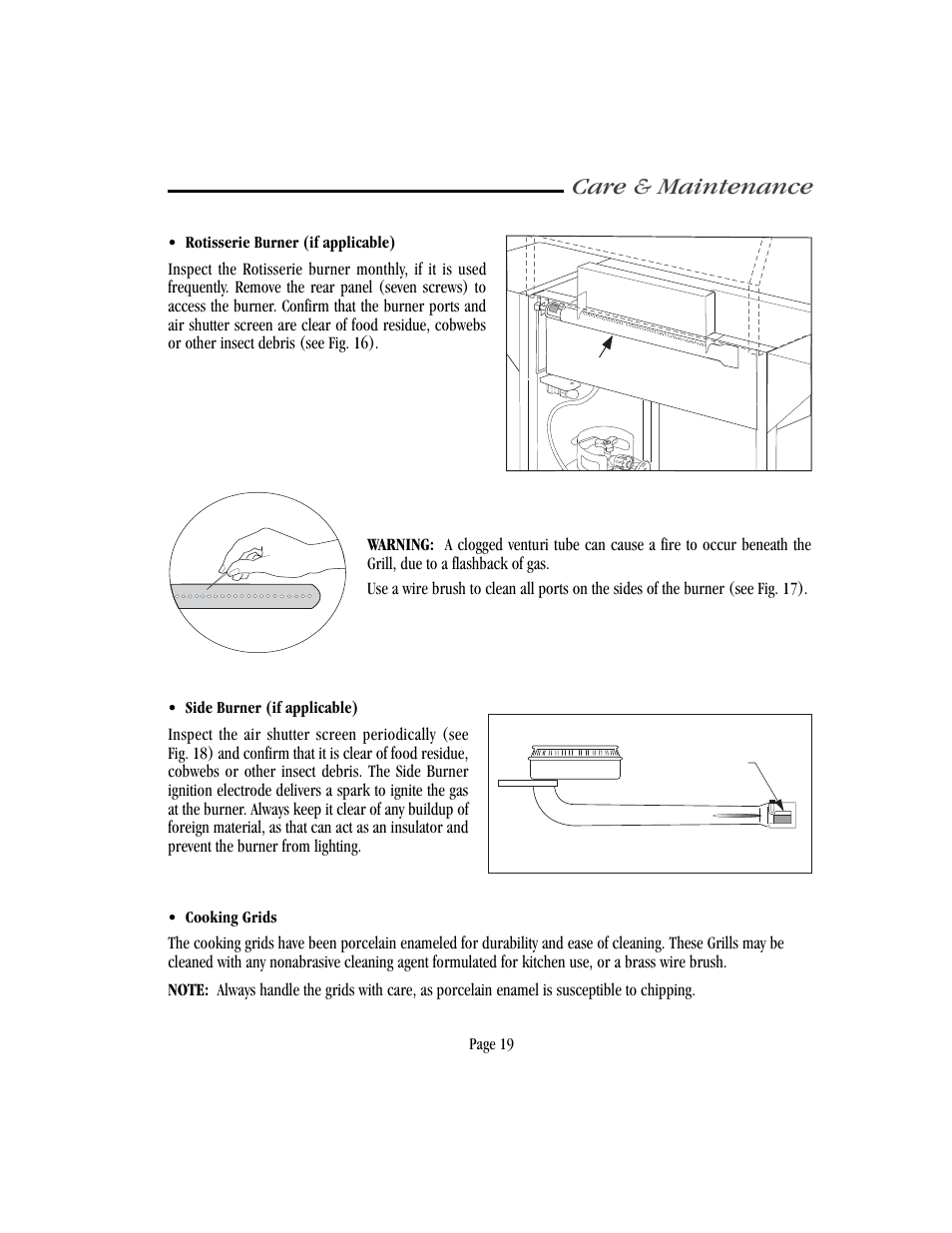 Care & maintenance | Vermont Casting VM750 User Manual | Page 25 / 30