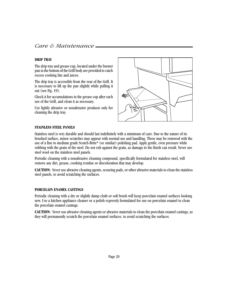 Care & maintenance | Vermont Casting VM750 User Manual | Page 26 / 30
