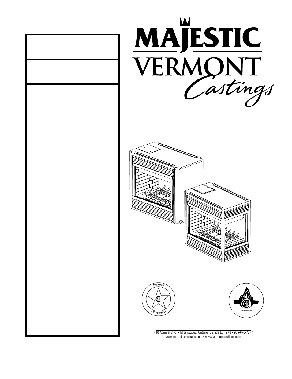 Vermont Casting 360DVSL User Manual | 40 pages