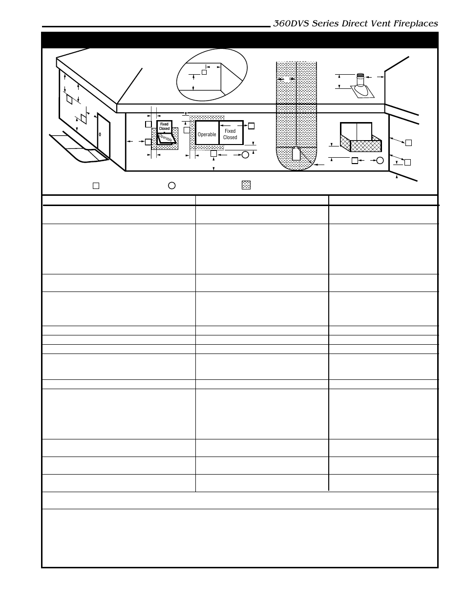 360dvs series direct vent fireplaces, General venting information - termination location | Vermont Casting 360DVSL User Manual | Page 13 / 40