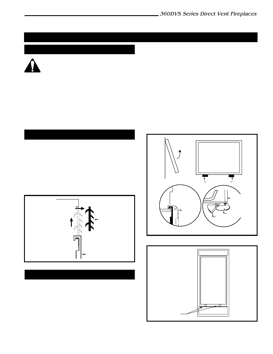 Operating instructions, 360dvs series direct vent fireplaces | Vermont Casting 360DVSL User Manual | Page 23 / 40