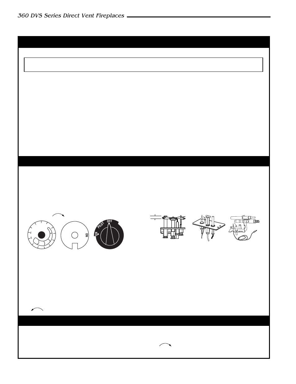 For your safety, read before lighting, 360 dvs series direct vent fireplaces, Lighting instructions | Vermont Casting 360DVSL User Manual | Page 26 / 40