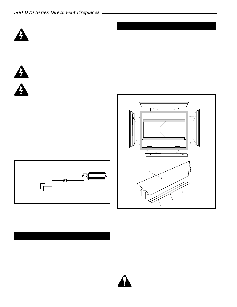 360 dvs series direct vent fireplaces, Remote controls, Decorative trim frame kit | Vermont Casting 360DVSL User Manual | Page 38 / 40