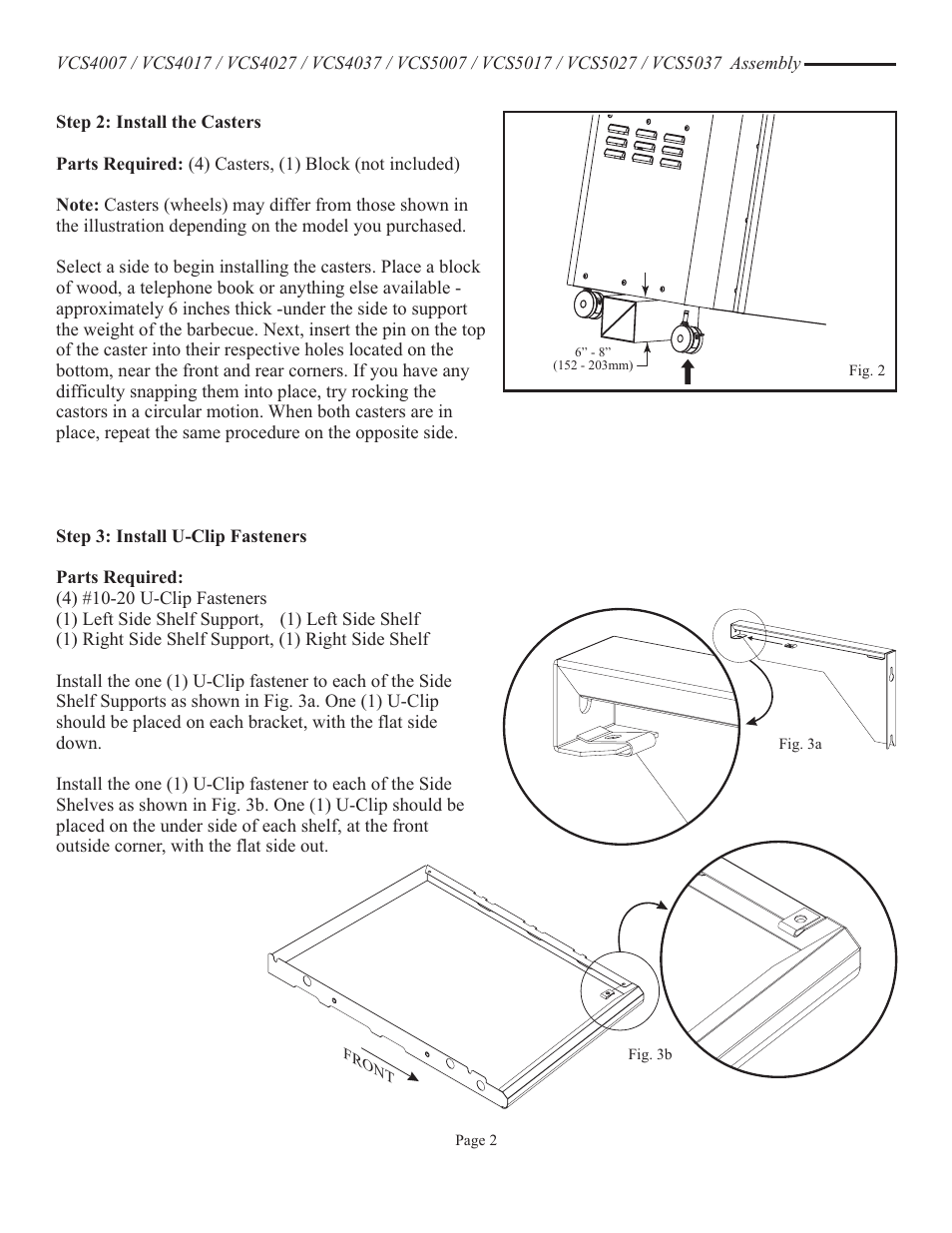 Vermont Casting VCS5037 User Manual | Page 20 / 27