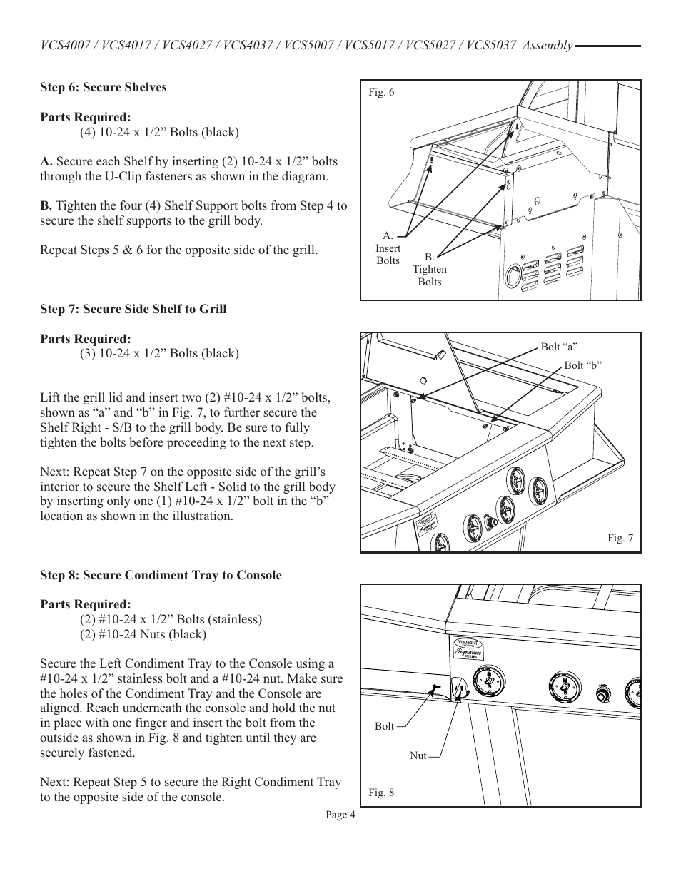 Vermont Casting VCS5037 User Manual | Page 22 / 27