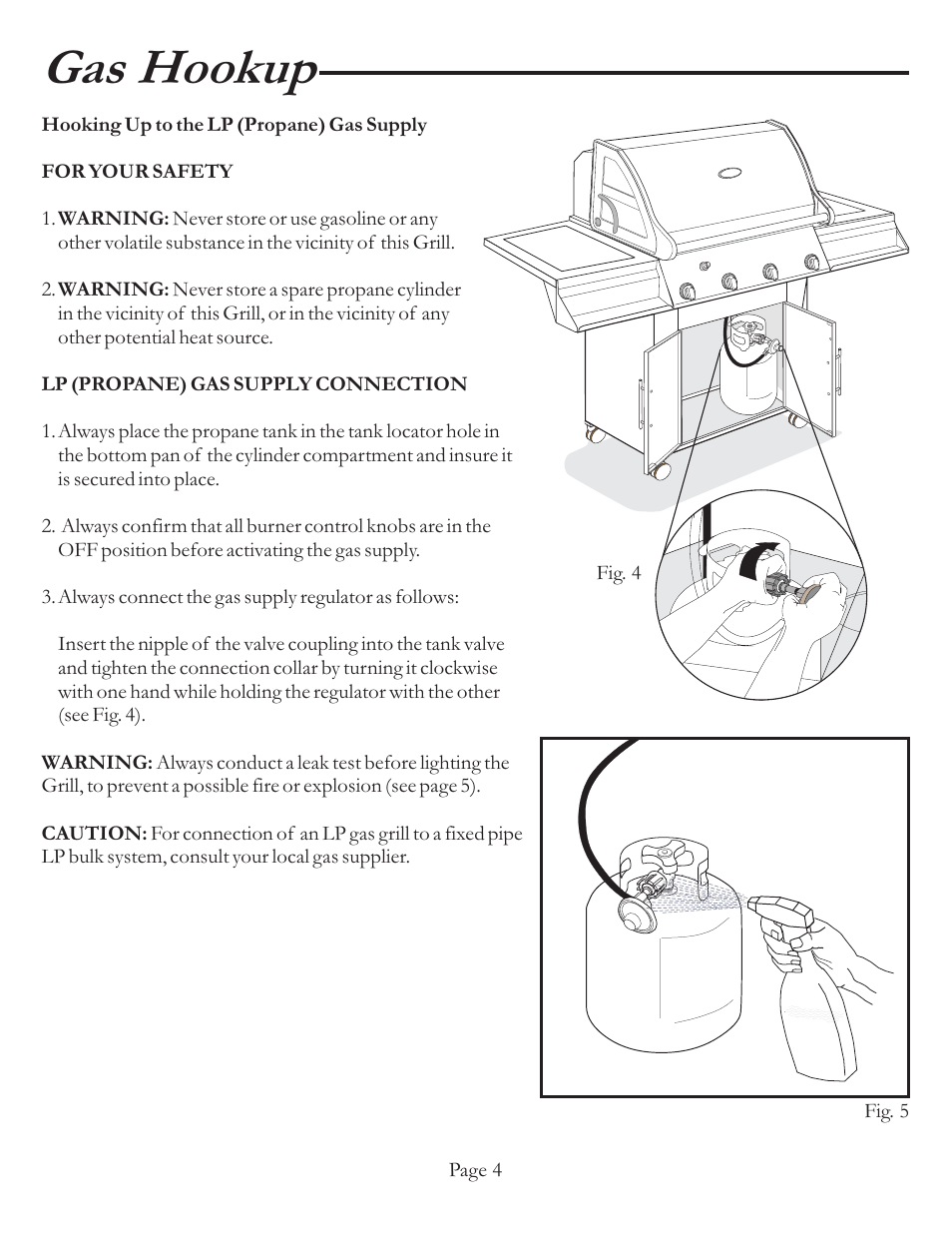 Gas hookup | Vermont Casting VCS5037 User Manual | Page 9 / 27