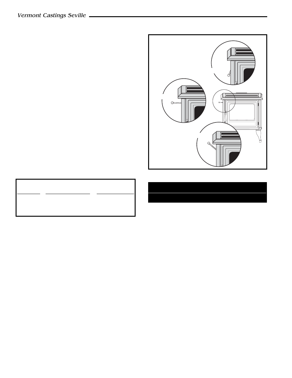 Vermont castings seville | Vermont Casting 1635 User Manual | Page 18 / 28
