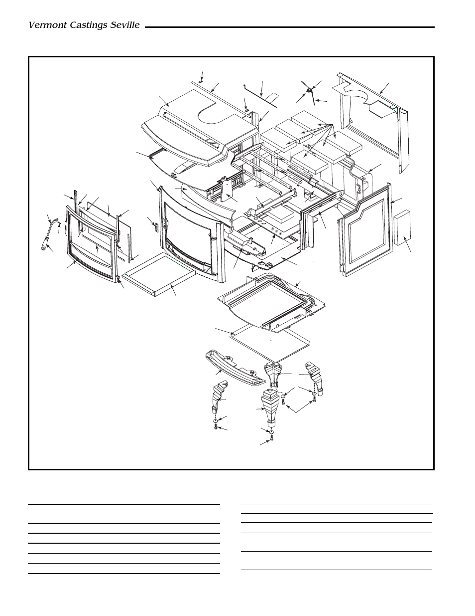 Seville woodburning stove, Vermont castings seville | Vermont Casting 1635 User Manual | Page 26 / 28