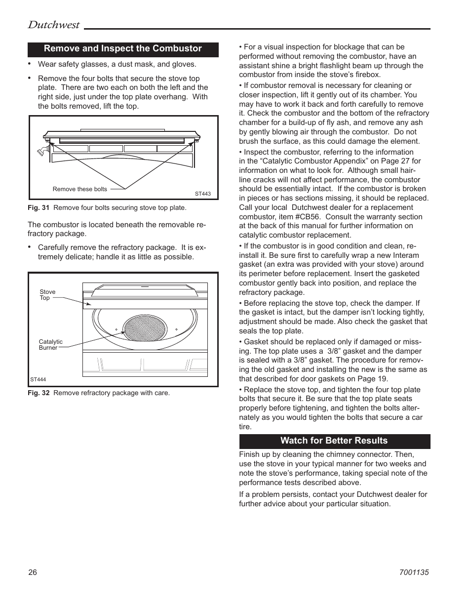 Dutchwest | Vermont Casting DutchWest 2462 User Manual | Page 26 / 32