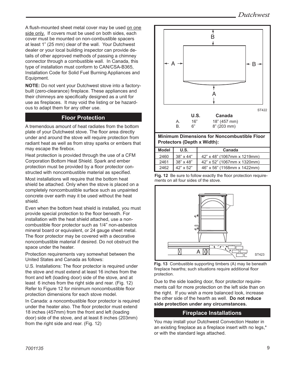 Dutchwest | Vermont Casting DutchWest 2462 User Manual | Page 9 / 32