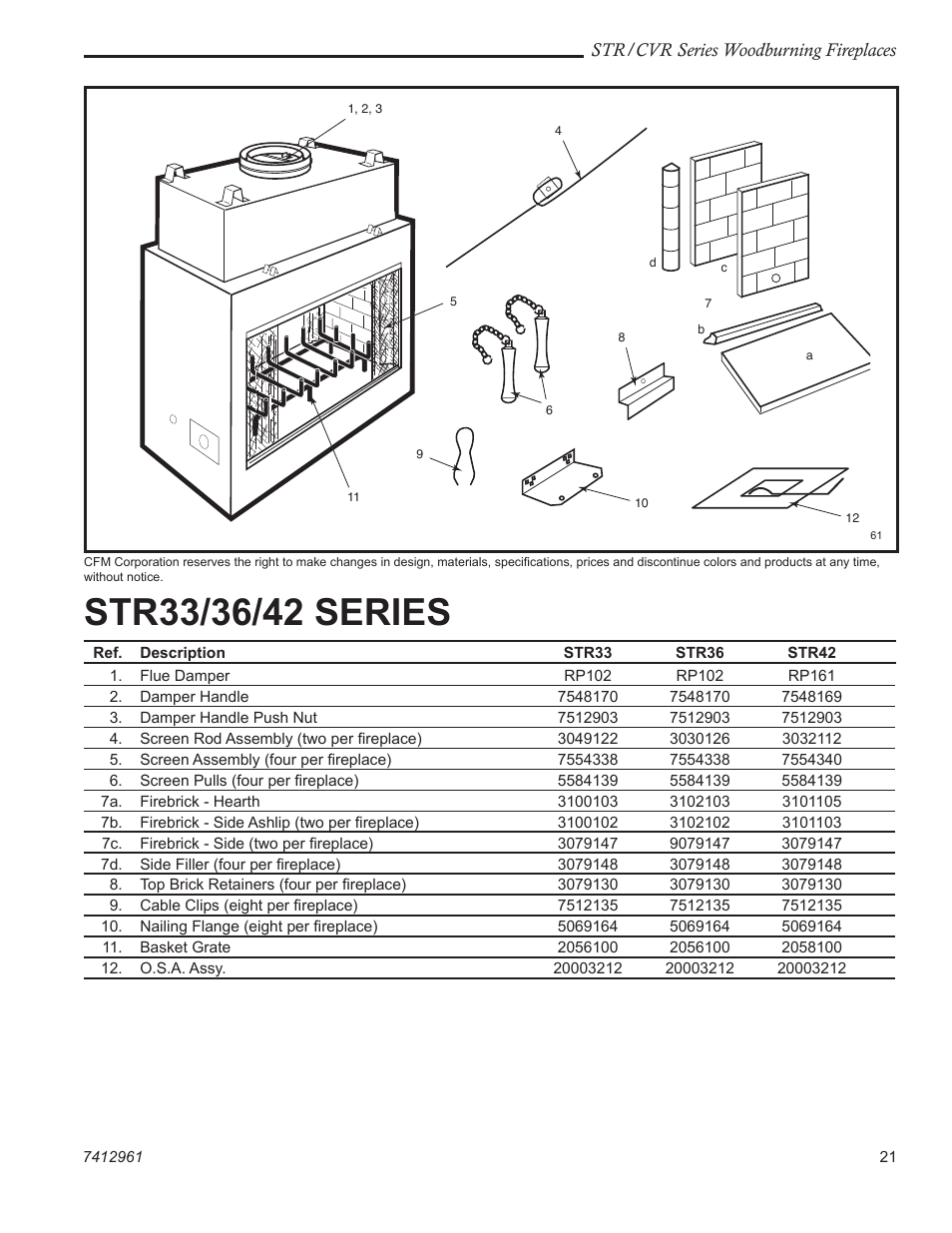 Vermont Casting STR33 User Manual | Page 21 / 28
