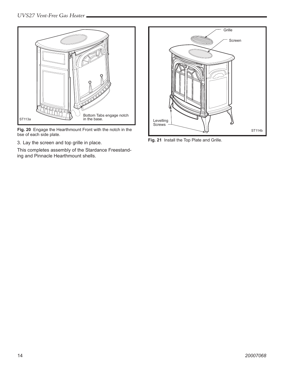 Uvs27 vent-free gas heater | Vermont Casting 4030 - 4036 User Manual | Page 14 / 28