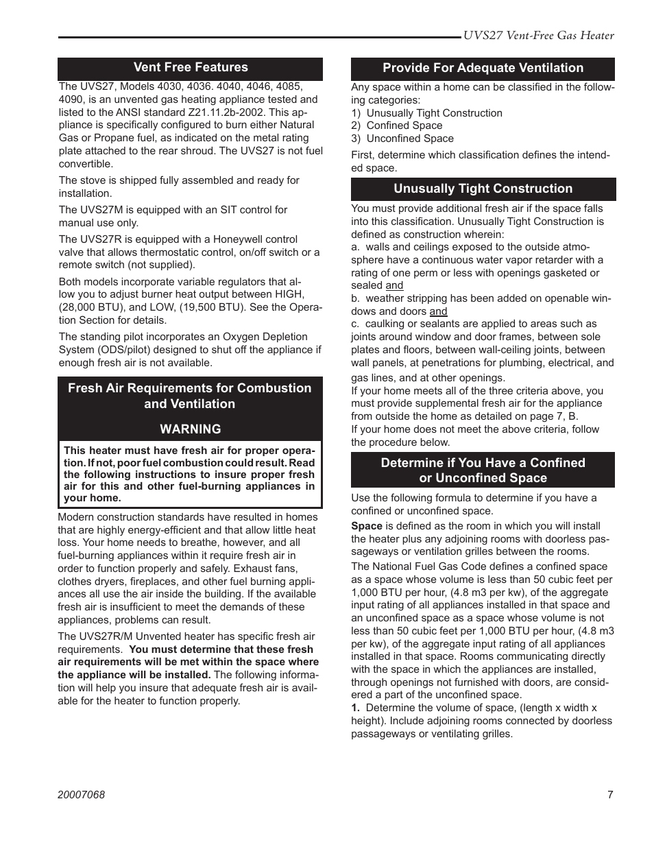 Vermont Casting 4030 - 4036 User Manual | Page 7 / 28