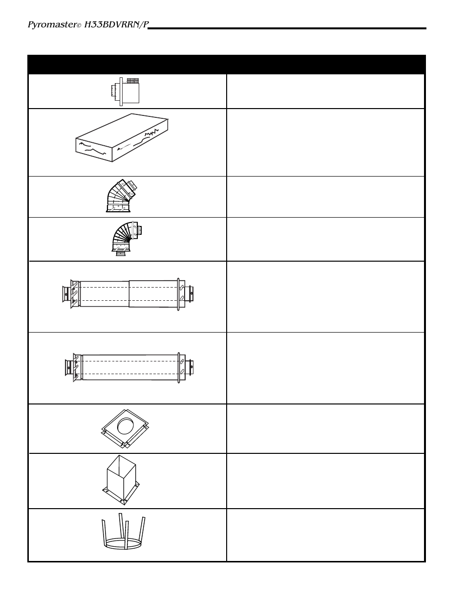 Pyromaster, H33bdvrrn/p | Vermont Casting H33BDVRRN User Manual | Page 18 / 32