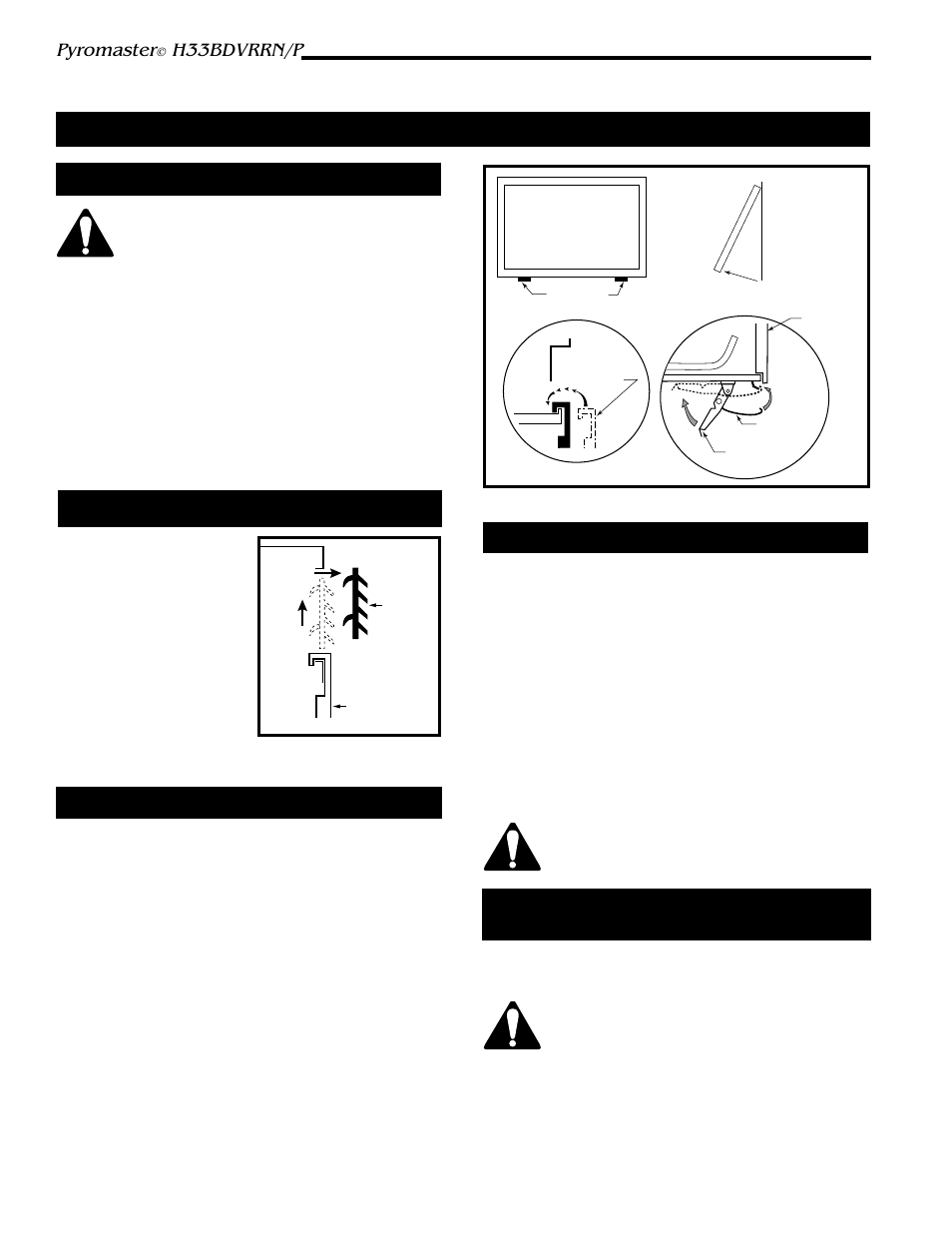 Operating instructions, Pyromaster, H33bdvrrn/p | Vermont Casting H33BDVRRN User Manual | Page 20 / 32