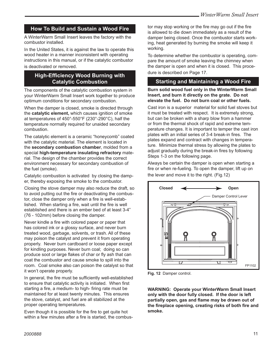 Vermont Casting 2080 User Manual | Page 11 / 24