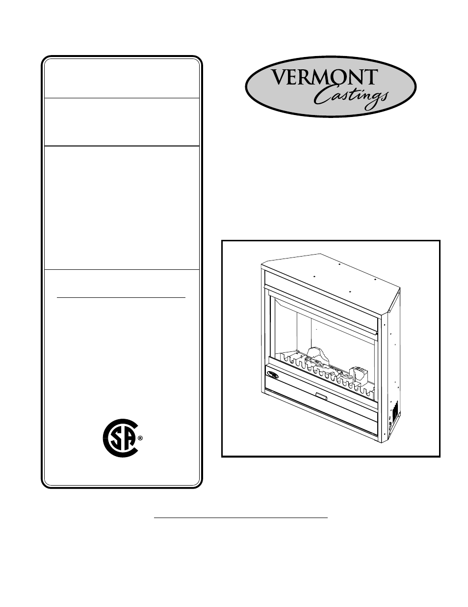 Vermont Casting DEFD36 User Manual | 16 pages