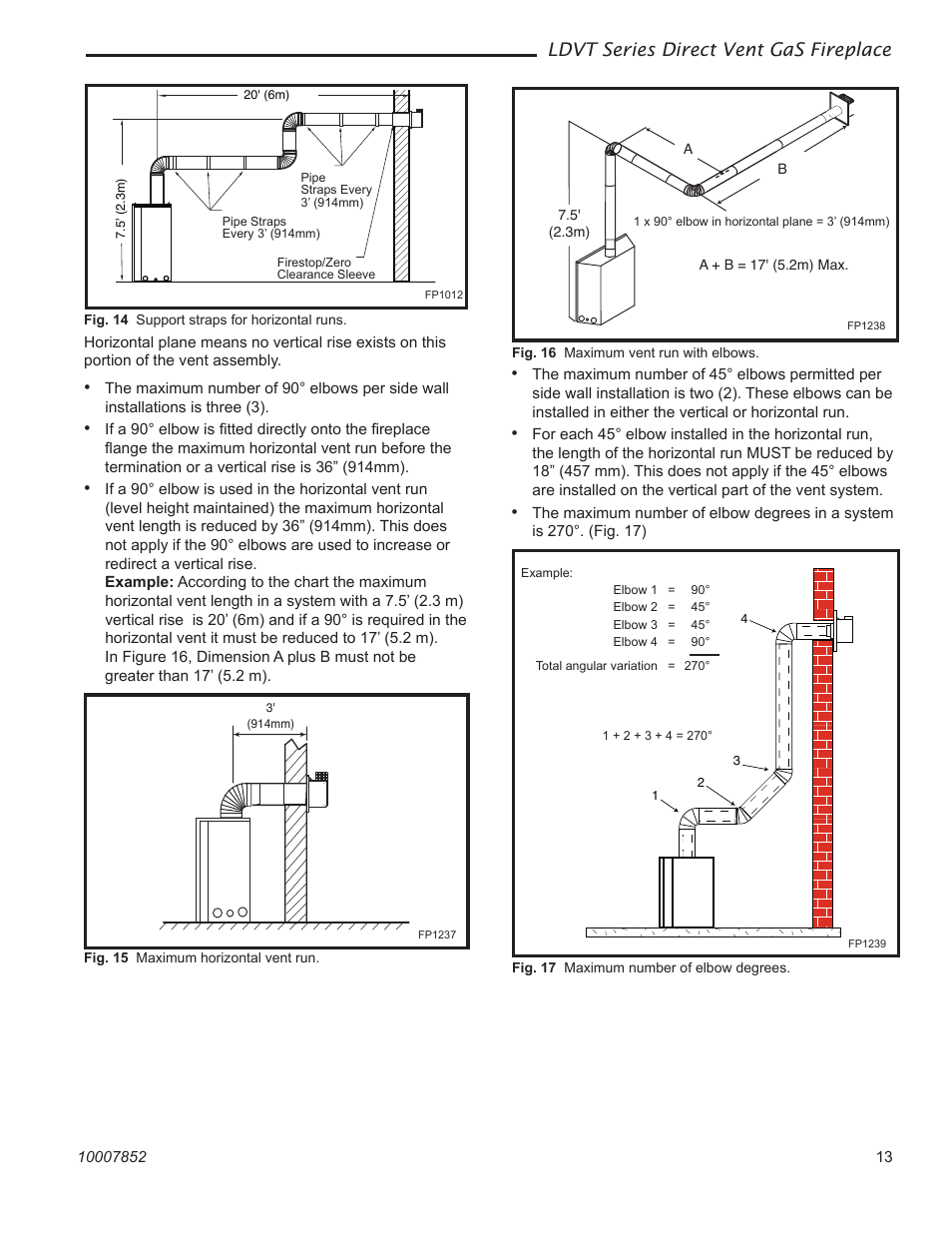 Ldvt series direct vent gas fireplace | Vermont Casting 43LDVT User Manual | Page 13 / 40