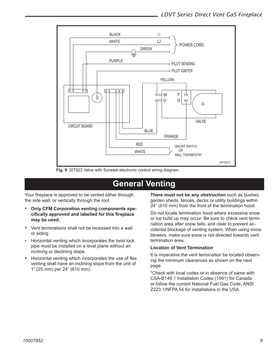 General venting | Vermont Casting 43LDVT User Manual | Page 9 / 40
