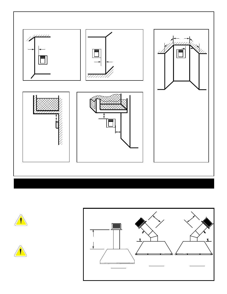 Termination clearances, Rear venting applications | Vermont Casting DBR36 User Manual | Page 10 / 32