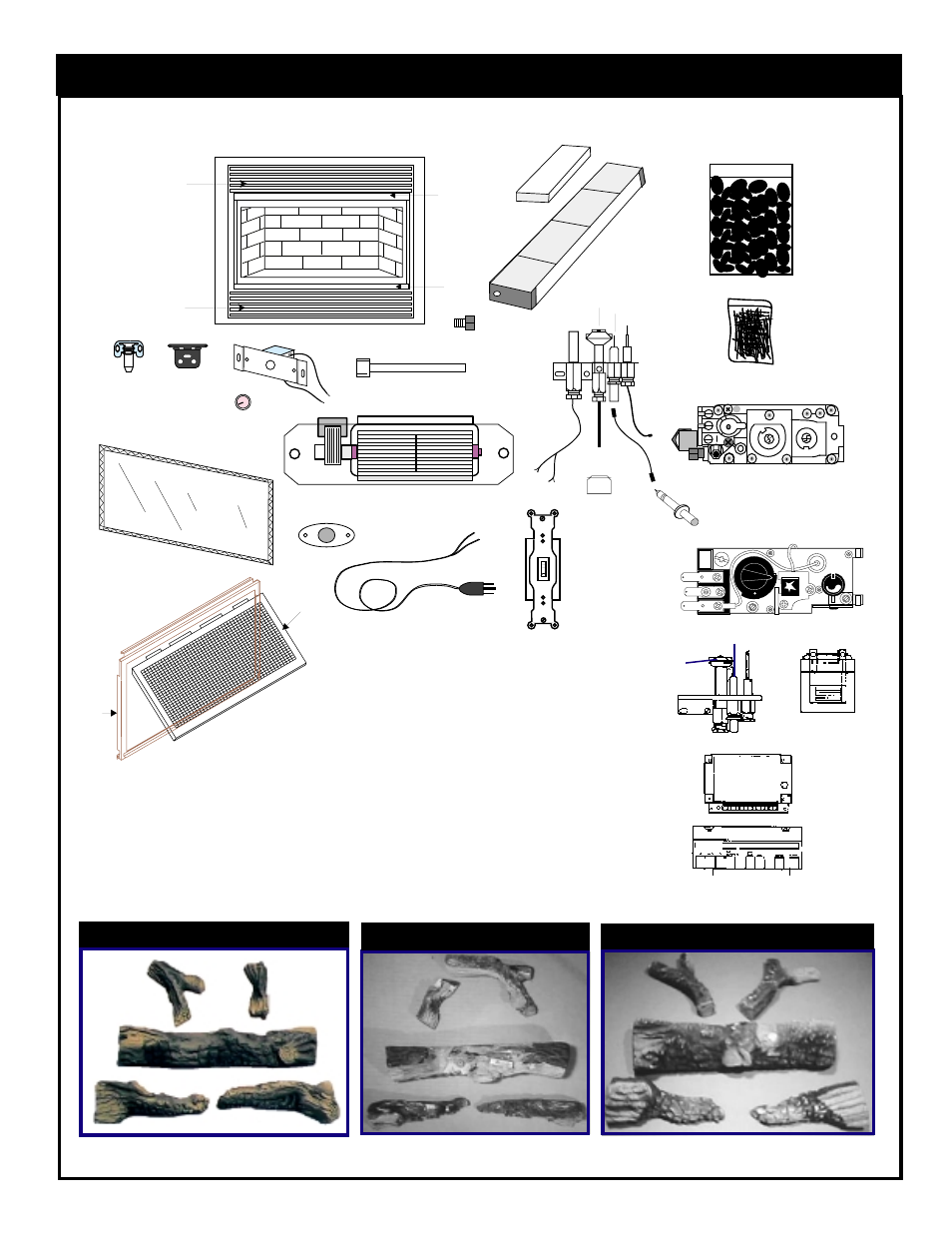 Replacement parts - rear builders series, Dbr36 dbr39, Dbr33 | Vermont Casting DBR36 User Manual | Page 25 / 32