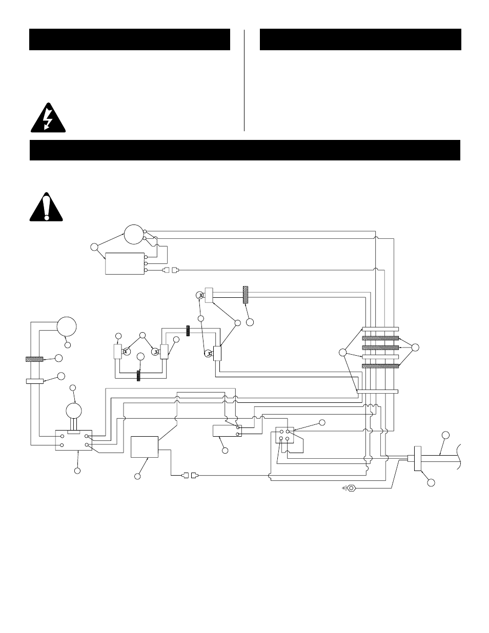 Electric diagram, Maintenance of motors, Cleaning brass trim | Wh = white bl = black re = red | Vermont Casting DEF33CE User Manual | Page 8 / 12