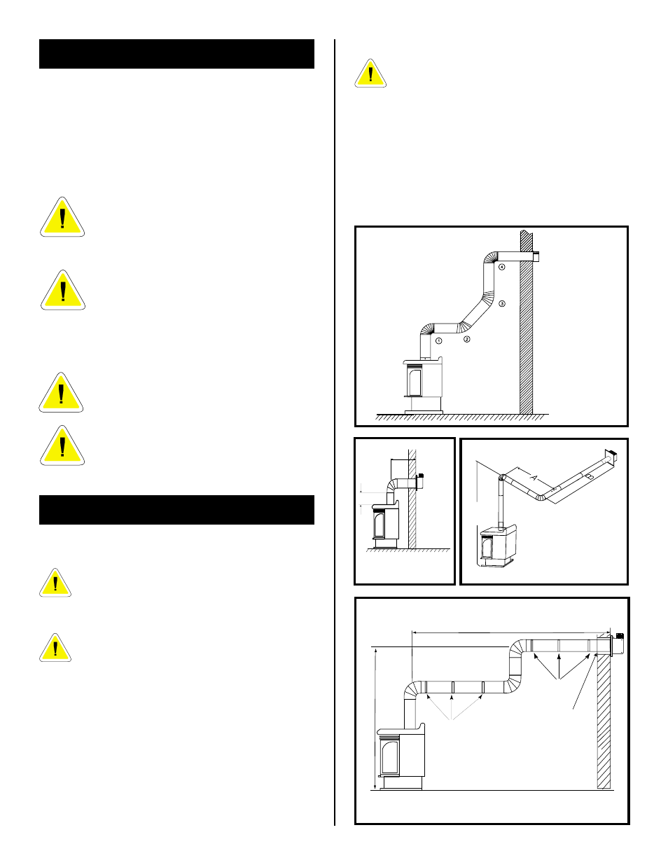 Vertical sidewall installations, Vertical sidewall applications | Vermont Casting D232 User Manual | Page 10 / 28