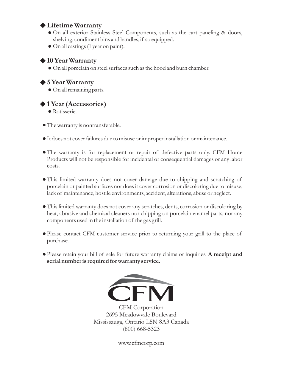 Vermont Casting VCS4106 User Manual | Page 30 / 30