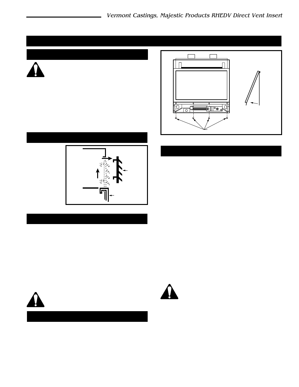 Operating instructions | Vermont Casting RHEDV25 User Manual | Page 11 / 38