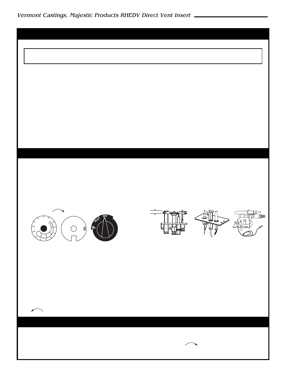 Lighting and operating instructions, For your safety read before lighting, Lighting instructions | Vermont Casting RHEDV25 User Manual | Page 14 / 38