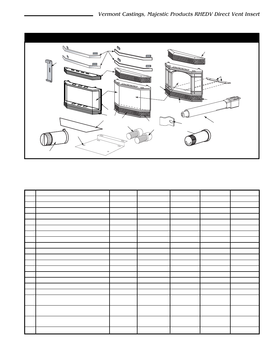 Vermont Casting RHEDV25 User Manual | Page 33 / 38