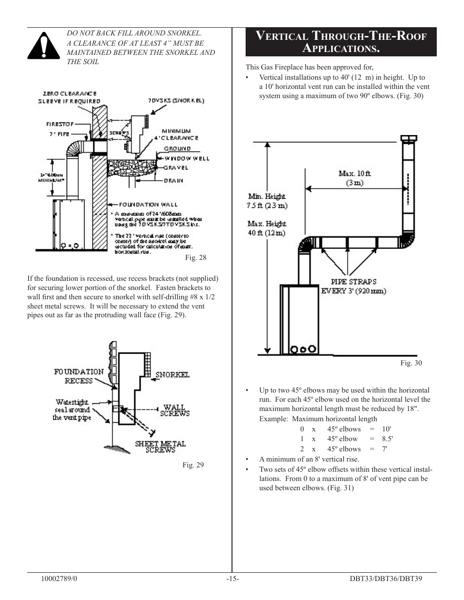 Vermont Casting DBT36 User Manual | Page 15 / 34