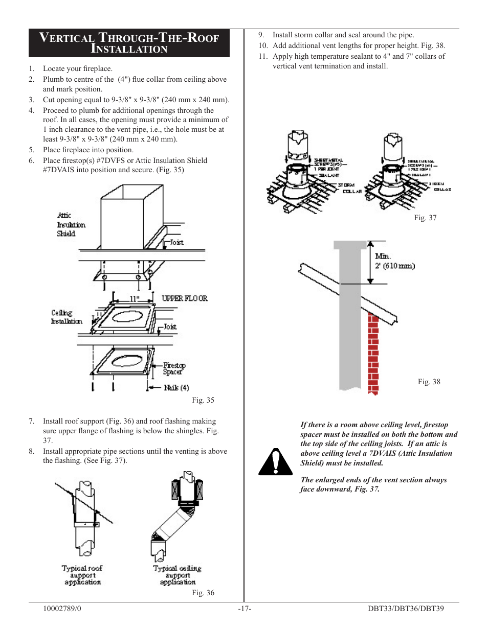 Vermont Casting DBT36 User Manual | Page 17 / 34