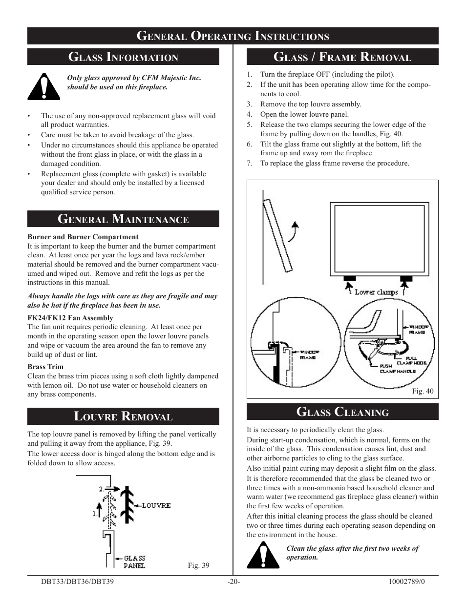 Vermont Casting DBT36 User Manual | Page 20 / 34