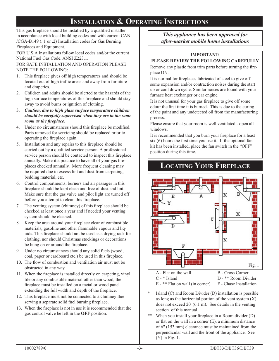 Vermont Casting DBT36 User Manual | Page 3 / 34